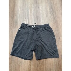 Vuori Ponto Shorts Mens Size M Heather Charcoal Performance Athletic Workout